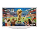 Hisense 32" S5Q, Full HD 1920x1080, QLED, 220 nits, HDR, HLG, DTS HD, Light Sensor, Dolby Audio, Smart TV, WiFi, WiFi Direct, 2xHDMI, 2xUSB, LAN, CI+, DVB-T2/C/S2, White