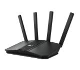 Asus Gaming Wireless Router RT-BE82U, BE6500, Dual-Band, Quad-Core 2.0GHz CPU, 256MB/1GB Flash/RAM, 4K-QAM, MLO, 2.5G quad-port, AiProtection Pro, Adaptive QoS, VPN, Instant Guard, IPTV, OFDMA, MU-MIMO, UTF-8 SSID, Port forwarding, AiMesh