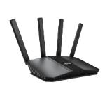 Asus Gaming Wireless Router RT-BE82U, BE6500, Dual-Band, Quad-Core 2.0GHz CPU, 256MB/1GB Flash/RAM, 4K-QAM, MLO, 2.5G quad-port, AiProtection Pro, Adaptive QoS, VPN, Instant Guard, IPTV, OFDMA, MU-MIMO, UTF-8 SSID, Port forwarding, AiMesh