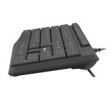 Natec Keyboard Nautilus SLIM US Layout Black