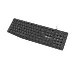 Natec Keyboard Nautilus SLIM US Layout Black