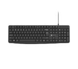 Natec Keyboard Nautilus SLIM US Layout Black