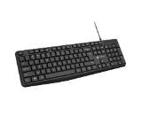 Natec Keyboard Nautilus SLIM US Layout Black