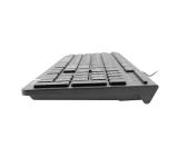 Natec Keyboard Discus 2 SLIM US Layout Black