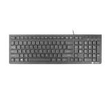 Natec Keyboard Discus 2 SLIM US Layout Black