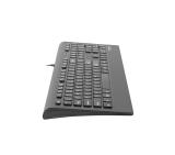 Natec Keyboard Barracuda SLIM US Layout Black