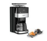 Krups KM832810 Grind & Brew, metalic grinder, 3 grinding settings, digital display, timer, 1.25L