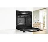 Bosch HBG536EB4, SER6, Oven A+, ecoClean back+Hydro, 8 HM, AutoPilot 10, 1 lvl rail, SoftClose&SoftOpen, Air Fry tray, Black