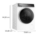 Bosch WGB244A2BY, SER8, Washing machine 9kg, A-50%, 1400rpm, 47/71dB(A), i-DOS, 4D Wash, HC, Iron Assist, AntiStain Plus, AquaStop, Interior light, waveDrum 65l, chrome-blackgrey door