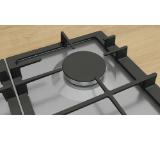 Bosch PCP6A5I90, SER6, Gas hob, 4 zones, Wok burner, 9 power levels, FlameSelect new, Easy cleaning, inox, 60cm