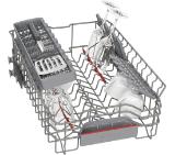 Bosch SPV4EKX17E, SER4, Dishwasher fully integrated 45cm, B, EfficientDry, 8,7l, 10ps, 6p/5o, 44dB(C), Silence 43dB, Rackmatic, HC