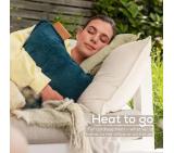 Beurer HK 77 Heaty cashmere-creme; lithium-ion battery; Soft velvet cushion cover machine-washable at 30°C; 3 temperature settings; Fast heating; BSS; 45(L)x45(W) cm