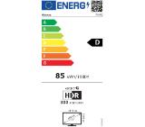 Hisense 75" U8Q, 4K Ultra HD 3840x2160, Mini Led Pro, FALD, Quantum Dot, 165Hz, IPS, HDR 10+, HLG, Dolby Vision IQ, Dolby Atmos, Smart TV,Light Sensor,WiFi 5GHz, WiFi Direct, BT, Anyview Cast, 3xHDMI, 2xUSB, LAN, CI+, DVB-T2/C/S2, Black