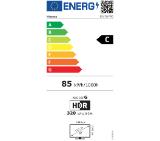 Hisense 85"U7Q Pro, 4K Ultra HD 3840x2160, ULED, FALD, Quantum Dot, 165Hz, IPS, HDR 10+, HLG, Dolby Vision IQ, Dolby Atmos, Smart TV, WiFi 5GHz, WiFi Direct, BT, Anyview Cast,light sensor,Solar Powered Remote, 4xHDMI, 2xUSB, LAN, CI+, DVB-T2/C/S2, Black