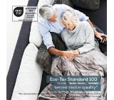 Beurer HK 66 Cosy Grey Shoulder & Neck Heat Pad; 3 temperature settings; auto switch-off after 90 min; washable on 30°; removable switch; fleece fibre;56(L)x52(W) cm