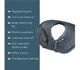 Beurer HK 66 Cosy Grey Shoulder & Neck Heat Pad; 3 temperature settings; auto switch-off after 90 min; washable on 30°; removable switch; fleece fibre;56(L)x52(W) cm