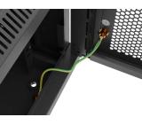 Lanberg rack cabinet 19" wall-mount 9U / 600x600 for self-assembly (flat pack), black