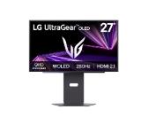LG 27GX700A-B, UltraGear 26.5" OLED, 0.03ms GtG, 280 Hz, 1500000:1, 300cd/m2, QHD 2560x1440, HDR 10, DCI-P3 99.5%, AMD FreeSync, NVIDIA G-SYNC Compatible, VRR, USB, HDMI, DisplayPort, Headphone Out, Reader mode, Black Stabilizer, Tilt, Height Adjustable