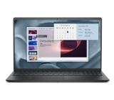 Dell Pro 15 Essential PV15250, Intel Core 3 100U (6 cores, up to 4.7 GHz), 15.6" FHD (1920x1080) 120Hz WVA AG, 8GB, 1x8GB, DDR5, 4400MT/s, 512GB M.2 PCIe NVMe, Intel UHD Graphics, HD RGB cam, Wi-Fi 6, FPR, BG kbd, Win 11 Pro, Carbon, 3Y PS