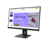 Lenovo ThinkVision E27Q-40 27" IPS, WLED, 2560x1440, 16:9, 100Hz, 4ms, 350 cd/m2, 1500:1, Speakers 2Wx2, HDMI, DP, Tilt, Swivel, Pivot, Height Adjust Stand