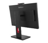 Lenovo ThinkVision T27QD-4v 27", IPS, WLED, 2560x1440, 16:9, 4ms, 48Hz - 120Hz, 350 cd/m2, 1500:1, webcam (5MP, IR+RGB), Microphone, Speakers 5Wx2, HDMI, DP, USB hub, RJ45, Tilt, Swivel, Pivot, Height Adjust Stand