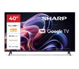 Sharp 40HF2265E, 40" LED GOOGLE TV, FHD 1920 x 1080, Frameless, 1 000 000:1, DVB-T/T2/C/S/S2, Speaker 2x8W, Dolby Digital, HDR10, Google Assistant, Google Cast, 3xHDMI (ARC/CEC)I, 3.5mm Headphone jack / line-out, USB, Wi-Fi, Bluetooth, LAN, CI+, Mini Com