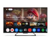 Sharp 43HR7265E, 43" QLED Google TV, 144 Hz, 4K Ultra HD 3840x2160 Frameless, AQUOS, DVB-T/T2/C/S/S2, Active Motion 1400, HDR10, Dolby Atmos, Dolby Vision, DTS:X, Google Assistant, Google Cast, HDMI 2.1 with eARC, VRR, 3.5mm Headphone jack / line-out