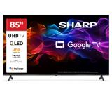 Sharp 85HP5265E, 85" QLED Google TV, 4K Ultra HD  3840x2160 Frameless, 1 000 000:1, AQUOS, DVB-T/T2/C/S/S2, Active Motion 1000, HDR10, Dolby Atmos, Dolby Vision, Google Assistant, Google Cast, HDMI 2.1 with eARC, 3.5mm Headphone jack / line-out, HARMAN/K