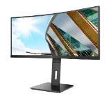 AOC CU34P2A, 34" Curved 1500R, VA, WLED, 3440x1440@100Hz, 4ms GtG, 1ms MPRT, 300cd m/2, 3000:1, 50M:1 DCR, Adaptive Sync, FlickerFree, Low Blue Light , 3Wx2, Tilt, Height Adjust, Swivel, 2xHDMI, DP, USB hub