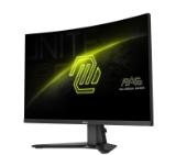 MSI MAG 276CF E20, 27", 0.5ms, 200Hz, Rapid VA, 1920x1080 (FHD), 16:9, CURVE 1500R, AMD FreeSync Premium, 76% DCI-P3, AG, HDR Ready, 250 nits, 3000:1, DCR 100M:1, DP(1.2a), 2xHDMI 2.0b, Tilt, VESA, Black, 3.95kg