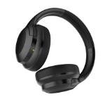 HiFuture FutureTour Black, Active Noise Canceling, 25-Hour Playtime, Memory Protein Foam Cover, Crystal-Clear Call, Wireless 5.2, AUX Cable