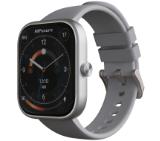 HiFuture Lume Silver Grey, 1.85 " IPS, Powered by Dual Core, Aerospace-Grade Ultra Light Aluminum Frame, Bluetooth Call, 3D User Interface, 1ATM Waterproof, 24/7 True Heart Rate & Blood Oxygen Sensor, 100+ Sports Mode, Up to 7 days daily use