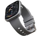 HiFuture Lume Silver Grey, 1.85 " IPS, Powered by Dual Core, Aerospace-Grade Ultra Light Aluminum Frame, Bluetooth Call, 3D User Interface, 1ATM Waterproof, 24/7 True Heart Rate & Blood Oxygen Sensor, 100+ Sports Mode, Up to 7 days daily use