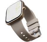 HiFuture Lume Champagne Gold, 1.85 " IPS, Powered by Dual Core, Aerospace-Grade Ultra Light Aluminum Frame, Bluetooth Call, 3D User Interface, 1ATM Waterproof, 24/7 True Heart Rate & Blood Oxygen Sensor, 100+ Sports Mode, Up to 7 days daily use