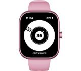 HiFuture Lume Pro Pink, 1.85 " AMOLED, Always on Display, Powered by Dual Core, Aerospace-Grade Ultra Light Aluminum Frame, Bluetooth Call, 3D User Interface, 1ATM Waterproof, 24/7 True Heart Rate & Blood Oxygen Sensor, 100+Sports Mode, Up to 7 days dail