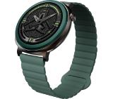 HiFuture Aurora Dark Green, 1.43" AMOLED,  466*466, Powered by Dual Core & Syntra AI, Bluetooth Call, IP68  Waterproof, 24/7 True Heart Rate & Blood Oxygen Sensor, Up to 10 days daily use, Magnetic Strap