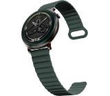HiFuture Aurora Dark Green, 1.43" AMOLED,  466*466, Powered by Dual Core & Syntra AI, Bluetooth Call, IP68  Waterproof, 24/7 True Heart Rate & Blood Oxygen Sensor, Up to 10 days daily use, Magnetic Strap