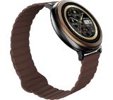 HiFuture Aurora Brown, 1.43" AMOLED,  466*466, Powered by Dual Core & Syntra AI, Bluetooth Call, IP68  Waterproof, 24/7 True Heart Rate & Blood Oxygen Sensor, Up to 10 days daily use, Magnetic Strap