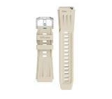 HiFuture Pilot-M Latte, Sporty Design, Powder Metallurgy Stainless Steel Buckle, Solid Silicone, Unique Patterns, Fit Size: 22mm