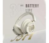 HiFuture FutureTour X Champagne Gold, Hybrid Active Noise Canceling, 35-Hour Playtime, Memory Protein Foam Cover, AI Enhanced Crystal-Clear Call, Wireless 5.4, AUX Cable