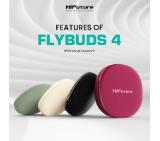 HiFuture FlyBuds 4 ANC Black, Active Noise Cancelling, 4 MICS ENC, Wireless 5.4, Up to 10 Hours Battery Life by one charge, IPX5, Ultra Bass, Up to 35 Hours Battery Life Combined