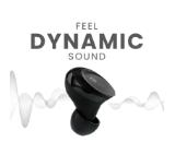 HiFuture Yacht Black, High-end Metal TWS Earbuds, 5+15hours Play time, Premium Metallic Charge Case,  DynaBoost Bass Technology Inside, Bluetooth 5.3, IPX, Comfort Fit