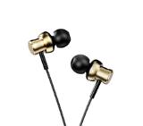 HiFuture Hi5 Champagne Gold, Metal Body by CNC, High Clarity Microphone, TYPE-C Plug Cord-controlled, Hi-Res Audio Certified, Total cable length 1220mm±30mm