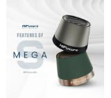 HiFuture Mega S Green, Bluetooth 5.4, MagSafe, 5W Output, Built-in MIC support Handsfree, Pair to Play (TWS Mode), Up to 10 Hours Playtime, Wireless Charge (7.5W-15W), Phone Holder