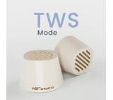 HiFuture Mega S Latte, Bluetooth 5.4, MagSafe, 5W Output, Built-in MIC support Handsfree, Pair to Play (TWS Mode), Up to 10 Hours Playtime, Wireless Charge (7.5W-15W), Phone Holder