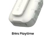 HiFuture Pocket S Beige,  Bluetooth 5.4, IPX7 Waterproof, 5W Output, Pair to Play (TWS Mode), Up to 8 Hours Playtime, Support Clip for Wear, Support Magnetic