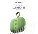 HiFuture LINO S Green, Bluetooth 5.4, IPX7 Waterproof, 12W Output, Pair to Play (TWS Mode), Up to 10 Hours Playtime, Support Auracast (Up to 100 units pair), Built-in Powerful DSP with DynaBoost Technology