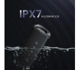 HiFuture Ripple Black, 2-Way Speaker System, 20W*1+10W*1, IPX7 Waterproof, Up to 12 Hours Playtime, Bluetooth 5.3, Pair to Play (TWS Mode)