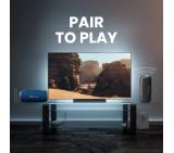 HiFuture Gravity Blue, 2-Way Speaker System, 30W*1+15W*1, IPX7 Waterproof, Up to 10 Hours Playtime, Bluetooth 5.3, Pair to Play (TWS Mode)