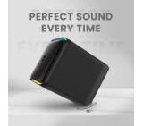 HiFuture Event Horizon Black, 3-Way Speaker System, 100W Output, Built-in DynaBoost Bass Technology, Built-in DC12V Non-Stop Playing Power Socket, Enable Karaoke Dancing Light, Up to 8 Hours Playtime, Bluetooth 5.3, Pair to Play (TWS Mode)